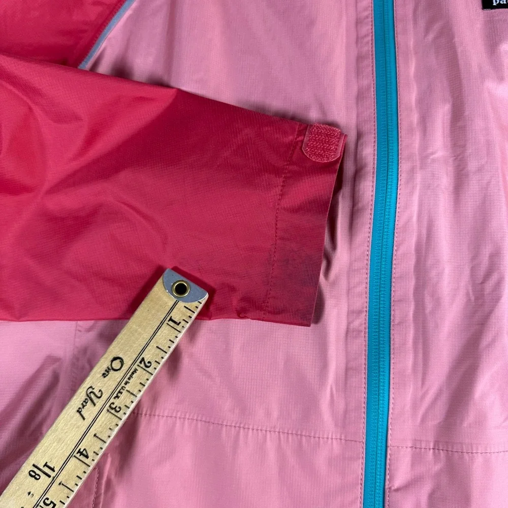 Patagonia Girls Pink Torrentshell Hooded Rain Jacket XXL 16-18